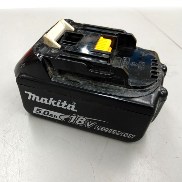 マキタの「18V 5.0Ah リチウムイオンバッテリー BL1850」の写真