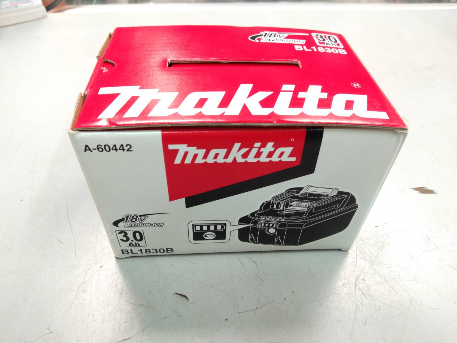 買取したマキタのバッテリーの写真