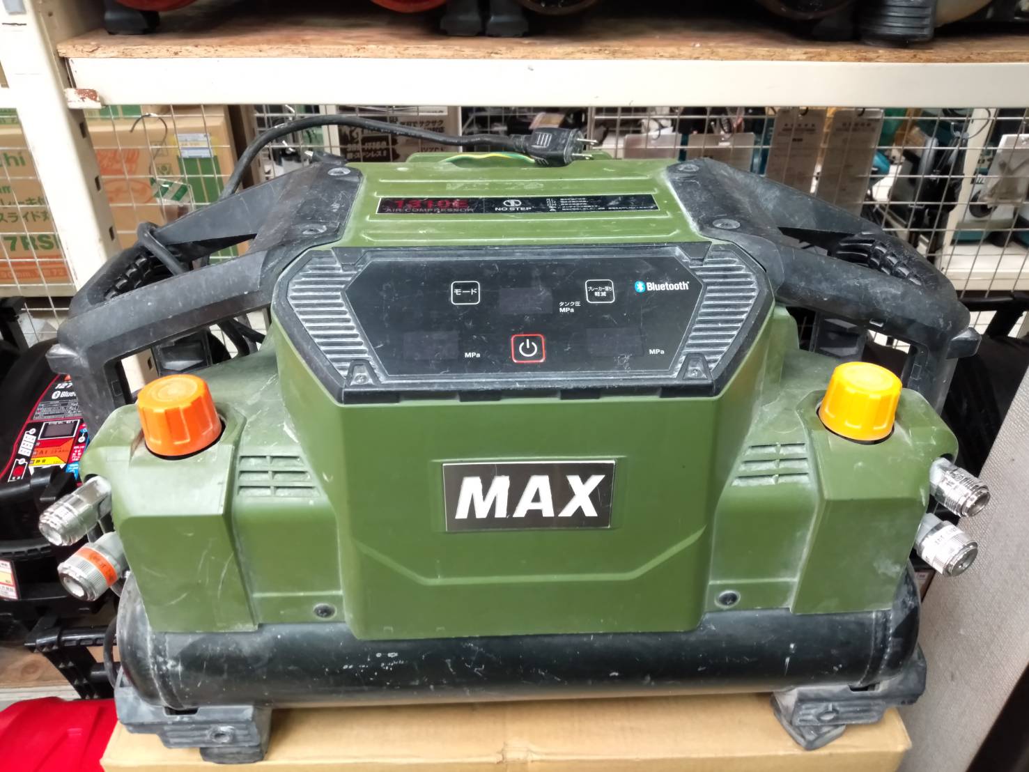買取したmaxのコンプレッサー