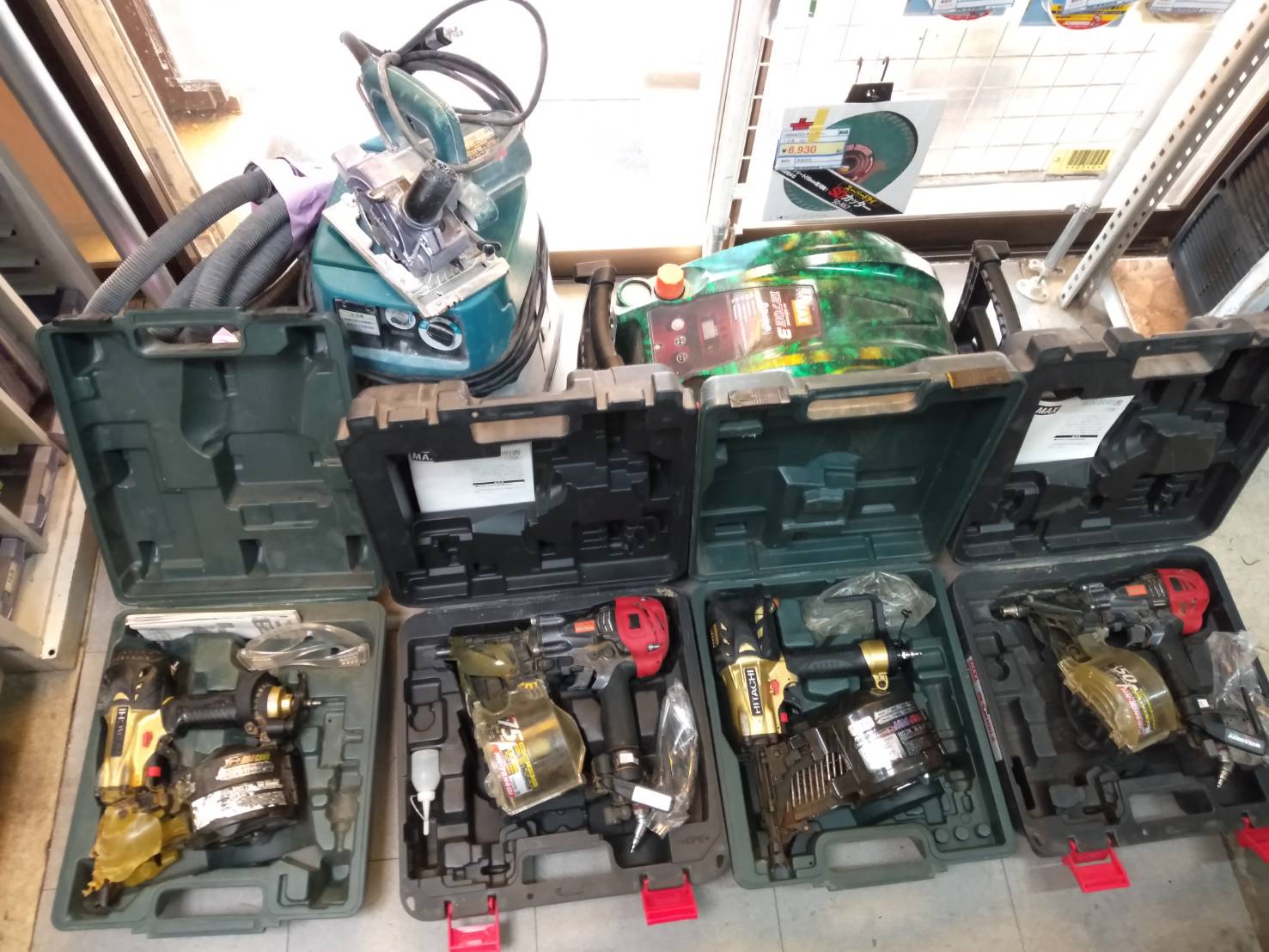 買取した7点の電動工具