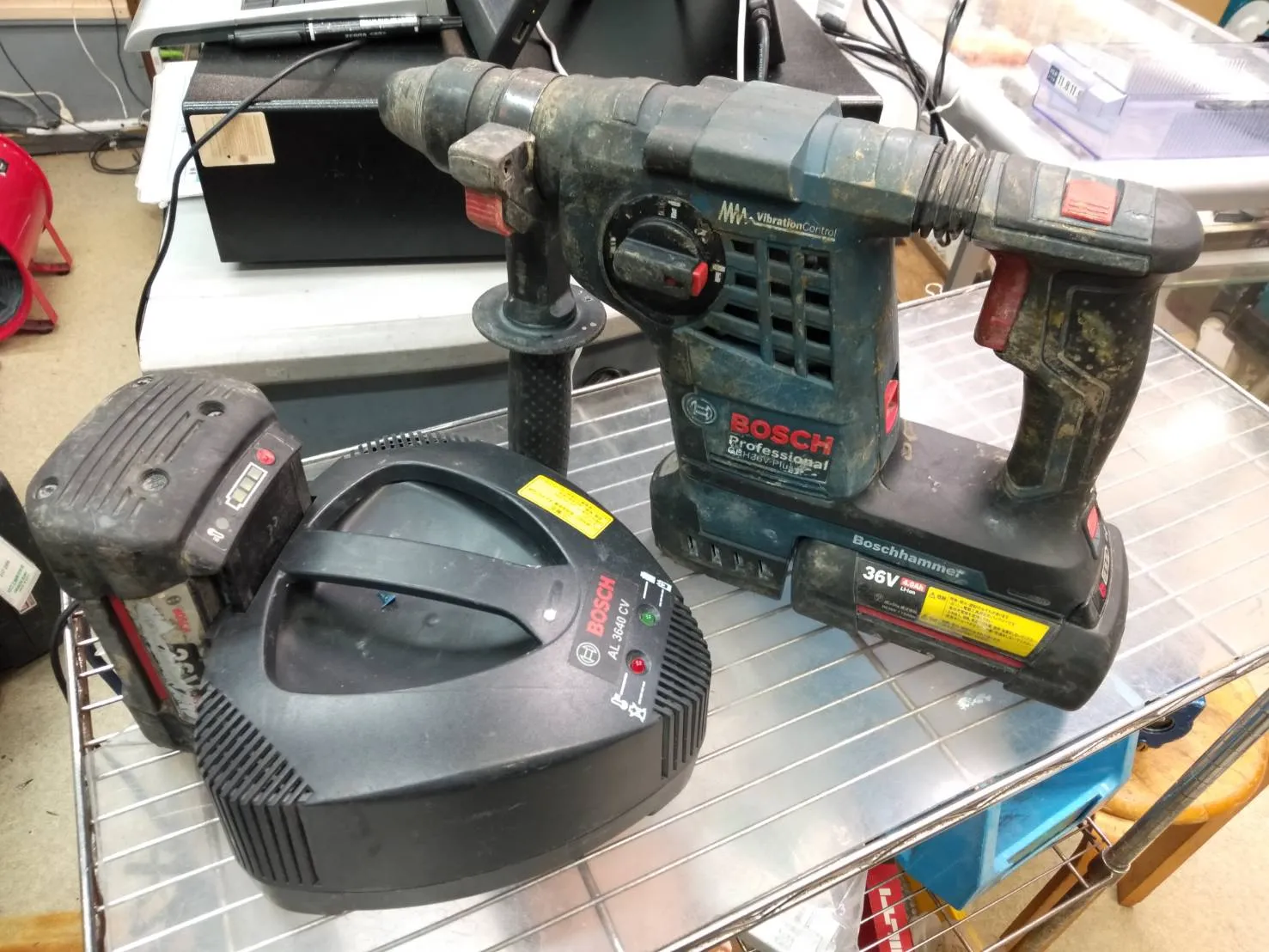 買取したBOSCH（ボッシュ）36Vコードレスハンマードリル GBH 36 V-LI Plus